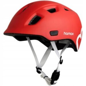 Kask rowerowy dziecięcy HAMAX Thundercap czerwony r. S 47-52 cm CE EN1078