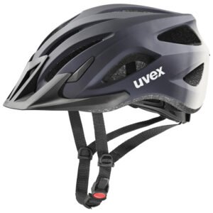 Męski Kask rowerowy Uvex Viva 3 r. 56-62 granatowo piaskowy mat MTB Gravel