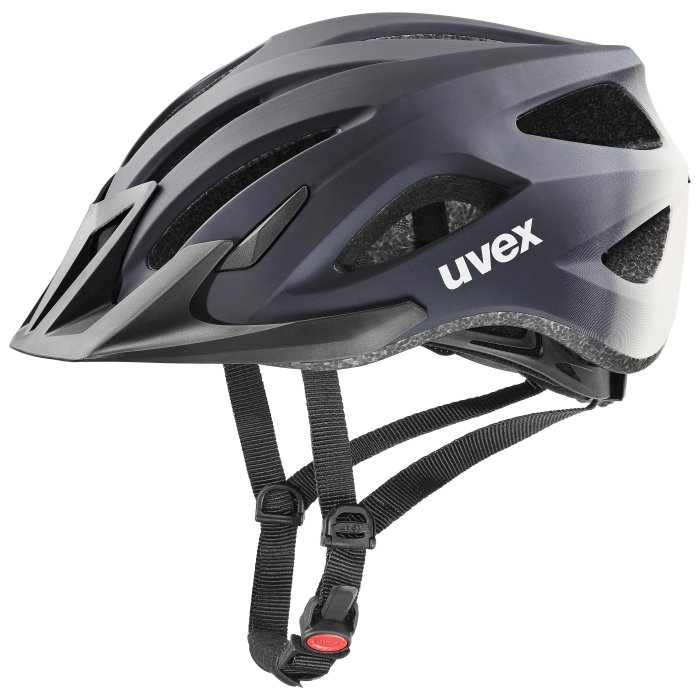 Męski Kask rowerowy Uvex Viva 3 r. 56-62 granatowo piaskowy mat MTB Gravel